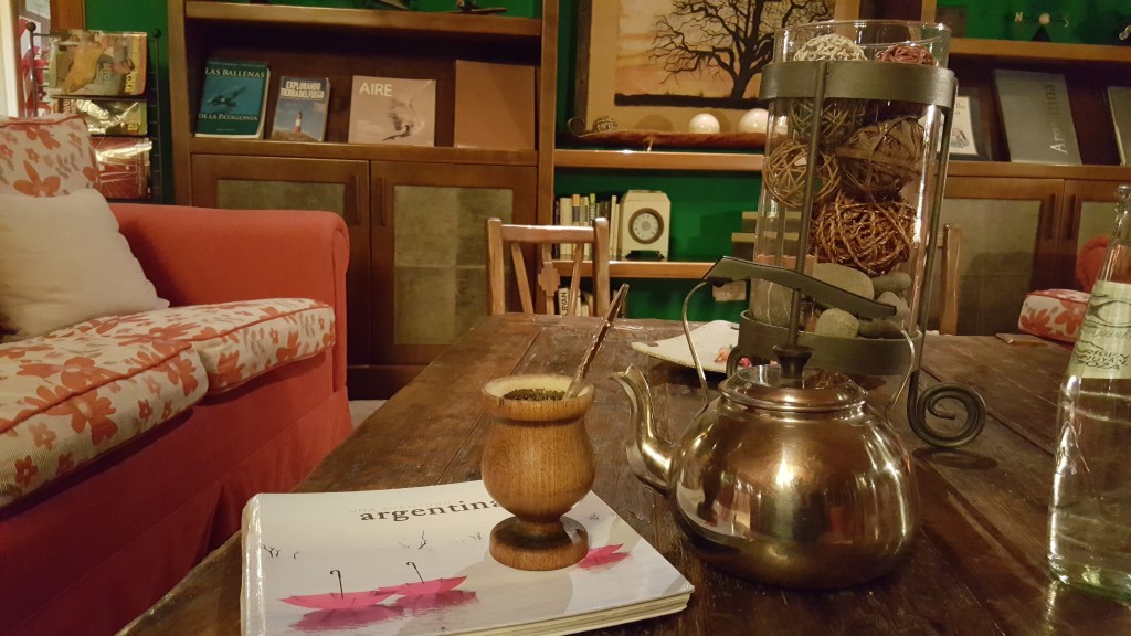La Cantera'da Mate çayı keyfi